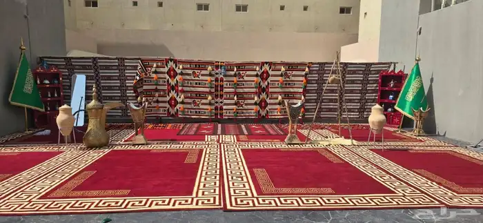 تجهيز وتنسيق حفلات مناسبات زفاف تأجير كراسي طاولات كوش مخيما 5