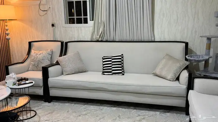 كنب 5 قطع شبه جديد 0