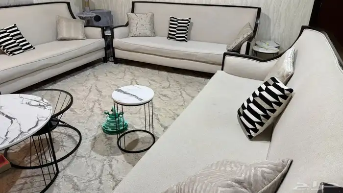 كنب 5 قطع شبه جديد 1