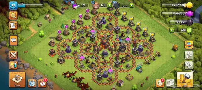 العاب كلاش اوف كلانس 0