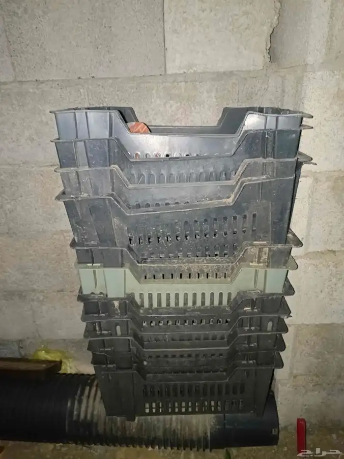 للبيع سلات خضار مستخدمه العدد حول 95 الاغلب نضيف 4