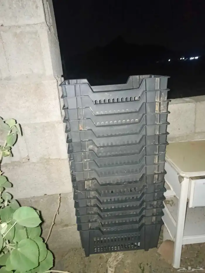 للبيع سلات خضار مستخدمه العدد حول 95 الاغلب نضيف 2