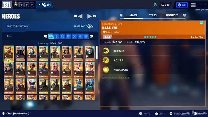 حساب فورت نايت 9