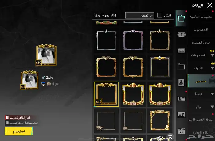 حساب ببجي للبيع 3