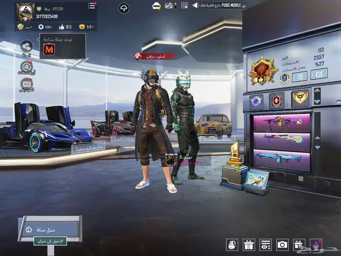 حساب ببجي للبيع مستوى 59 0