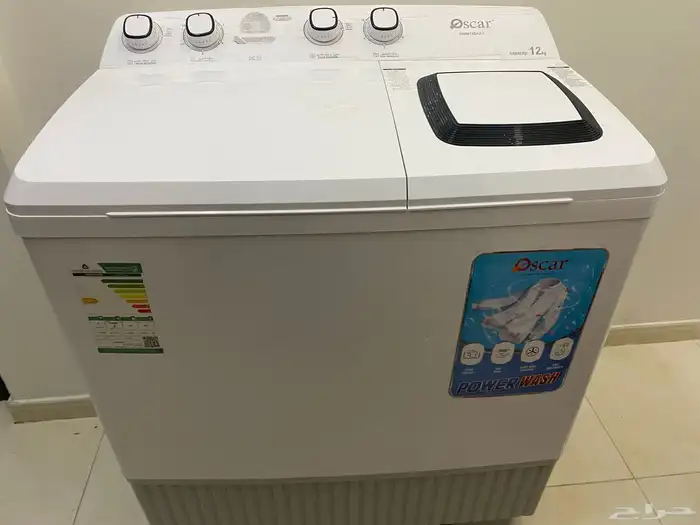 غسالة حوضين 12 كيلو نظيف جدا وكنب ثلاث قطع 0