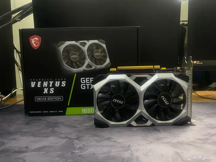 للبيع  كرت شاشة MSI GTX 1650 Ventus XS OC 4GB 0
