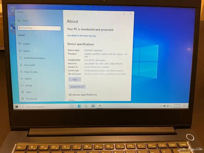 لابتوب Lenovo IdeaPad 3 للبيع نظيف 3