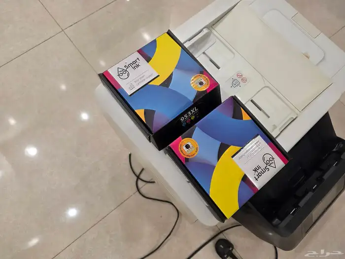 HP OFFicejet pro 8720 مع حبرين جديدة 4