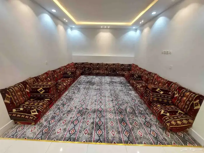 مجالس عربية وتراثية تلبيس قماش بيوت شعر مشبات 4