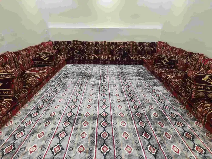 مجالس عربية وتراثية تلبيس قماش بيوت شعر مشبات 0