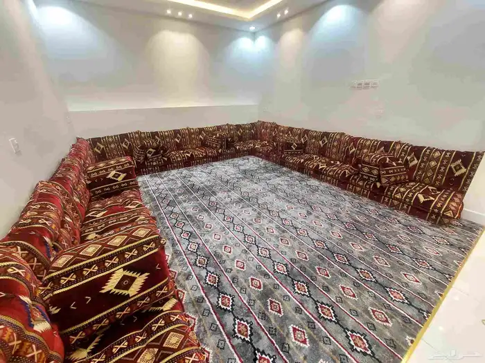 مجالس عربية وتراثية تلبيس قماش بيوت شعر مشبات 3