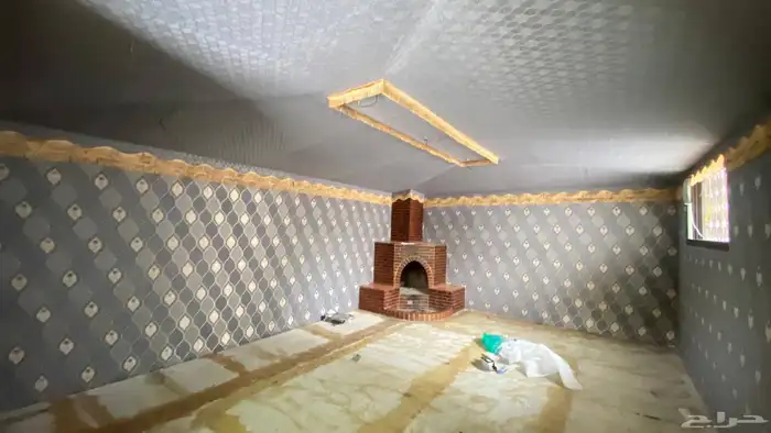 مجالس عربية وتراثية تلبيس قماش بيوت شعر مشبات 7