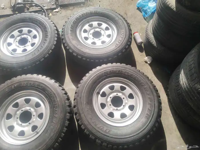جنوط جيب نيسان بترول فتك سلق مقاس16معا كفرات دلوب سلق مقاس16 4