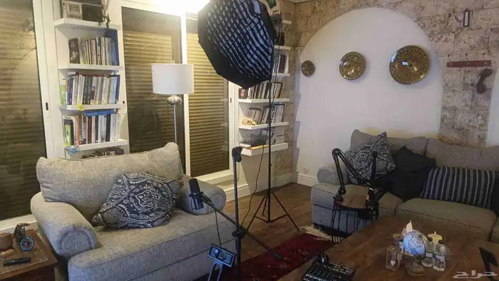 عندي معداة تصوير بودكاست ومحتوى للايجار 0