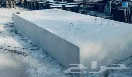 قواعد خرسانية وحواجز 7