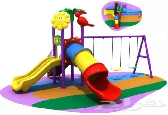 العاب اطفال مراجيح و زحليقه 5