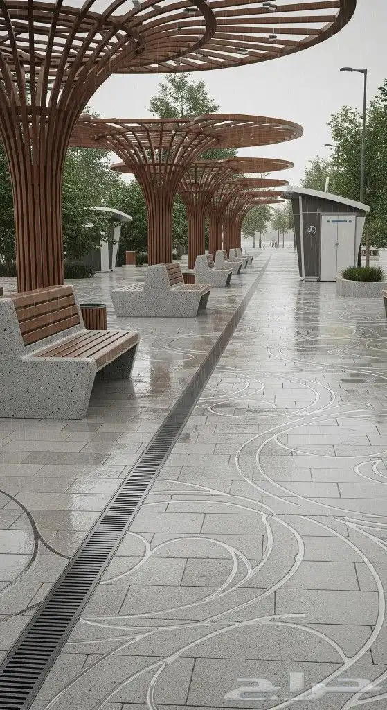 أرضيات بازلت وربراب وانترلوك 10