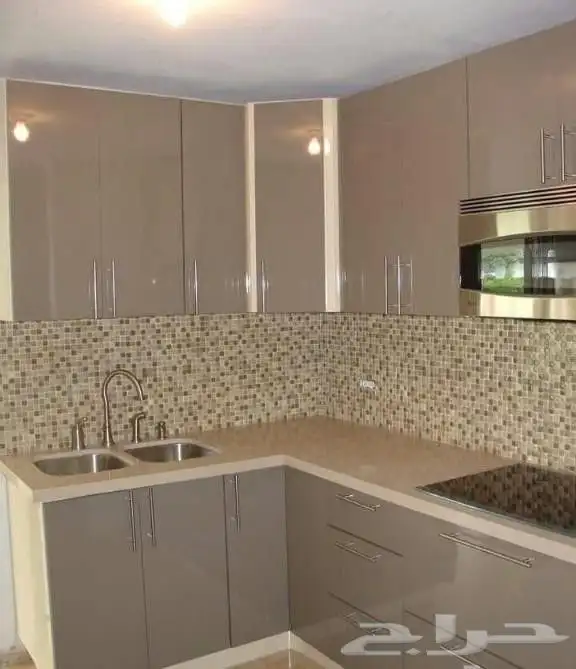 تفصيل مطابخ يوجد لدينا العمل تكمله وصيانه تصليح تغير لون باب 4