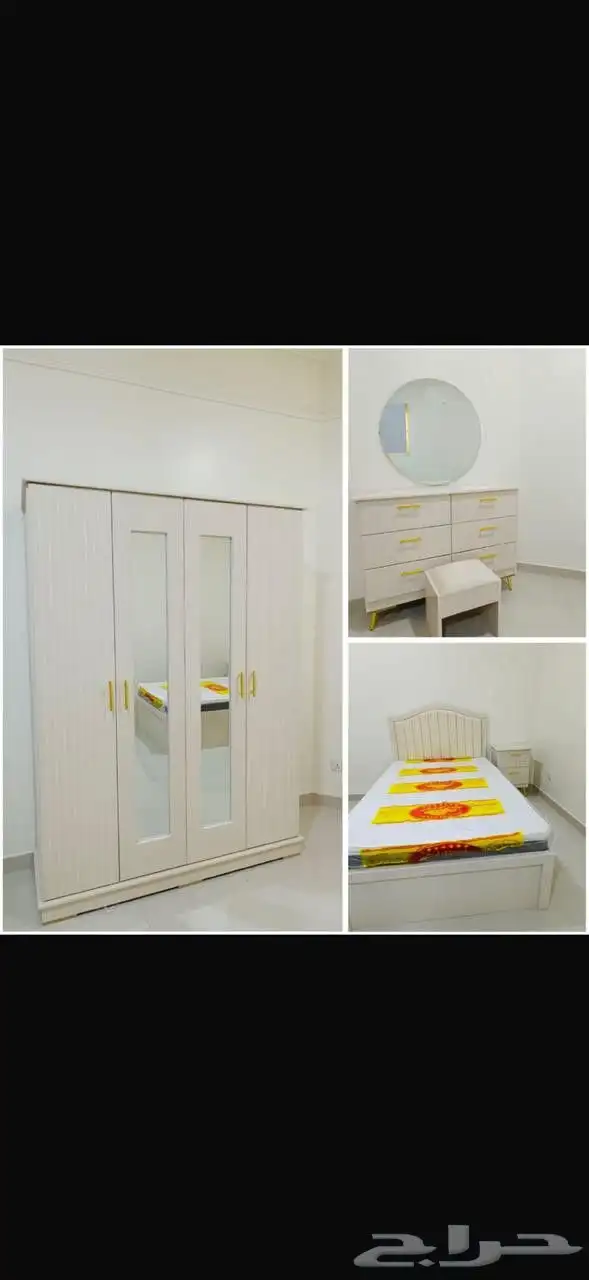 يوجد لدينا غرف نوم جاهزه بارخص الاسعار للتواصل 4