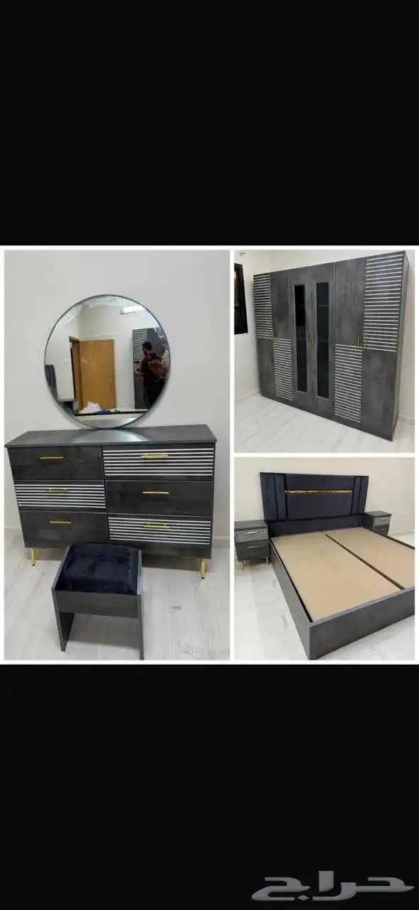 يوجد لدينا غرف نوم جاهزه بارخص الاسعار للتواصل 7