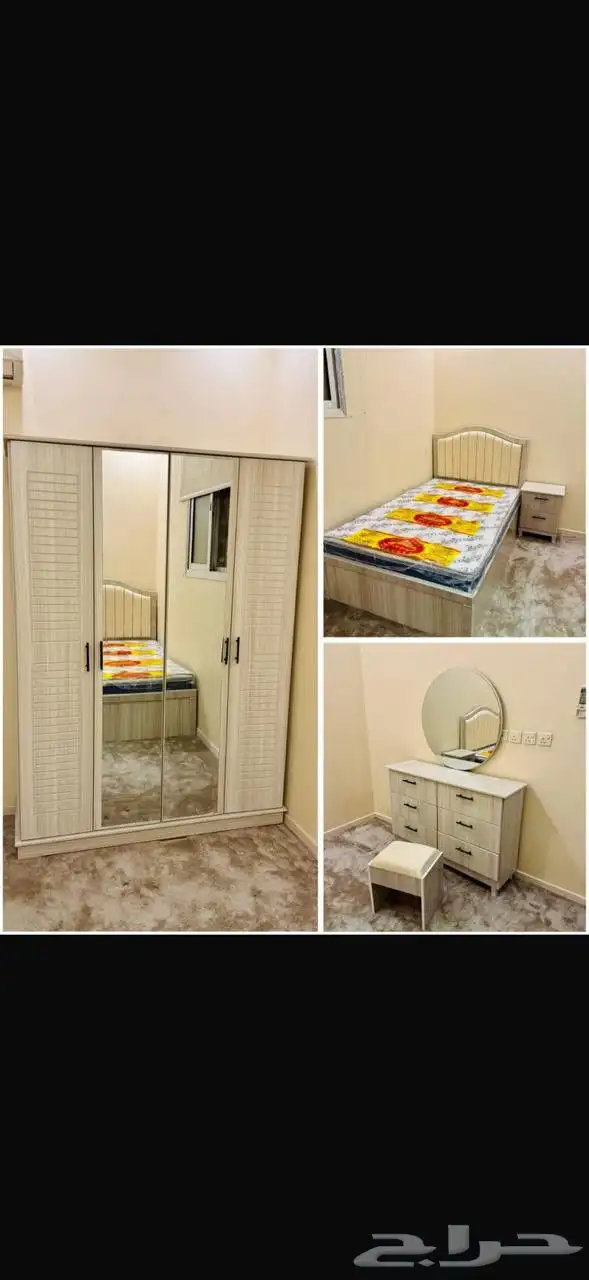 يوجد لدينا غرف نوم جاهزه بارخص الاسعار للتواصل 5