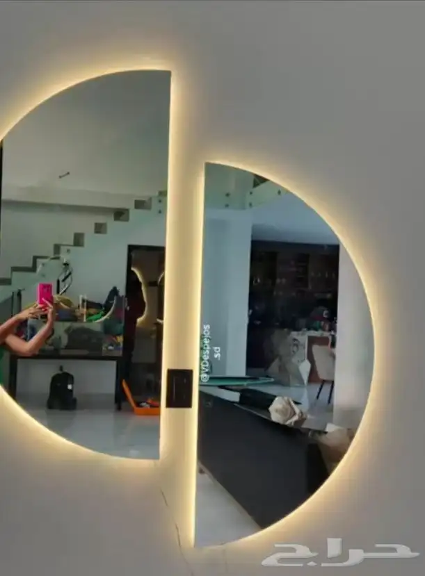 مرايا تفصيل للمنازل والمغاسل والمحلات 7