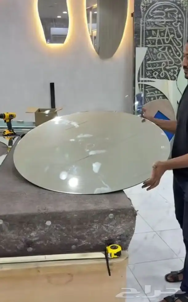 مرايا تفصيل للمنازل والمغاسل والمحلات 8