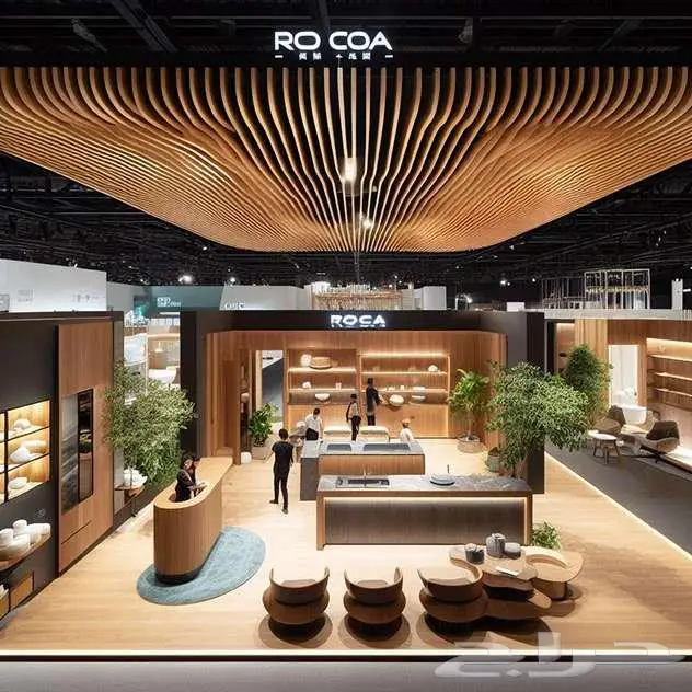 تصميم وتخطيط هندسي تصميم داخلي بوثات تصميم بوث معرض سبا محل 70