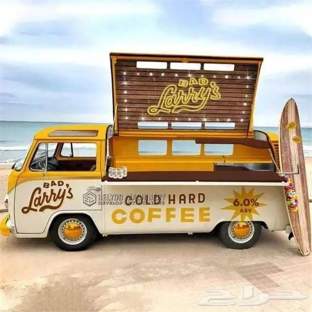 تنفيذ لوحات الحروف الضوئية والبارزة لسيارة طعام food truck 11