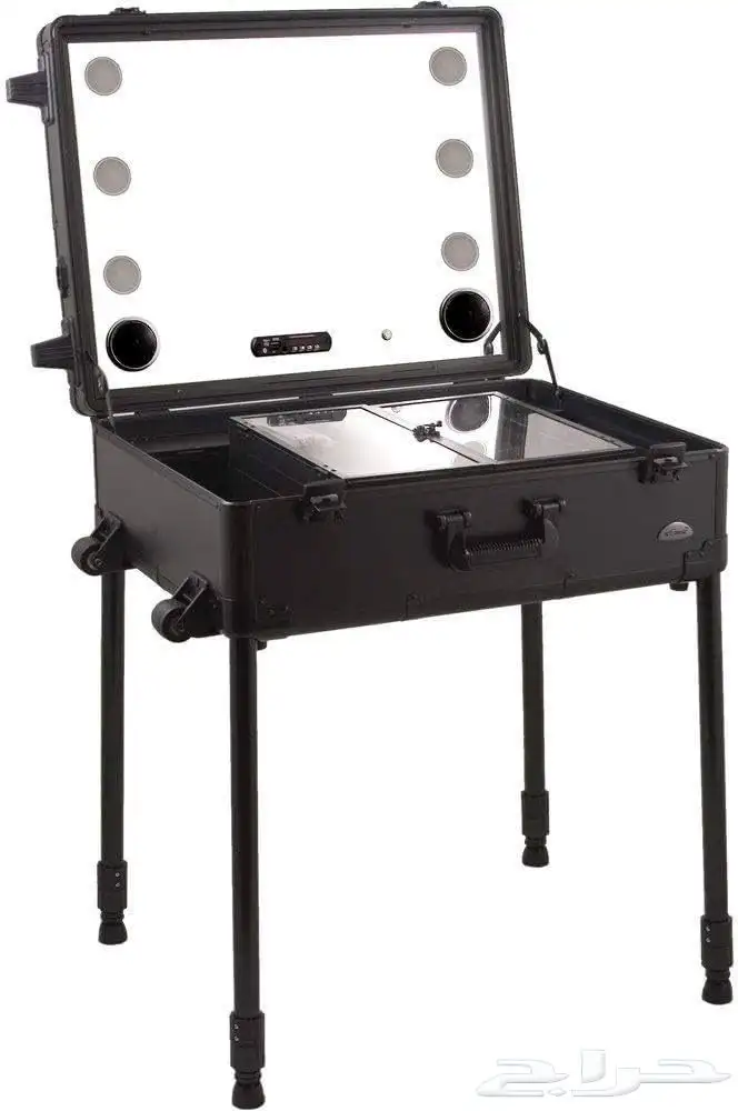 شنطة ميك أب حديد ذات إضاءة تتش 0