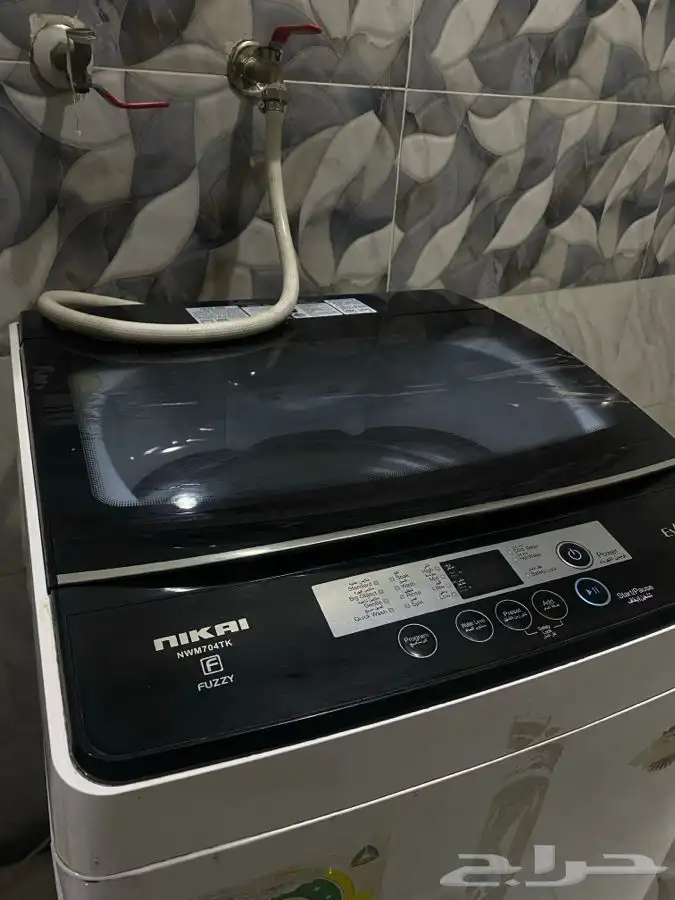 غساله شبه جديد سبب البيع كبر حجم 1