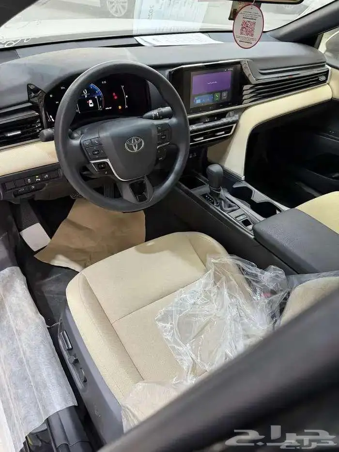 كامري 2025 E سعودي اسود ( اقساط بنوك ) او كاش 6