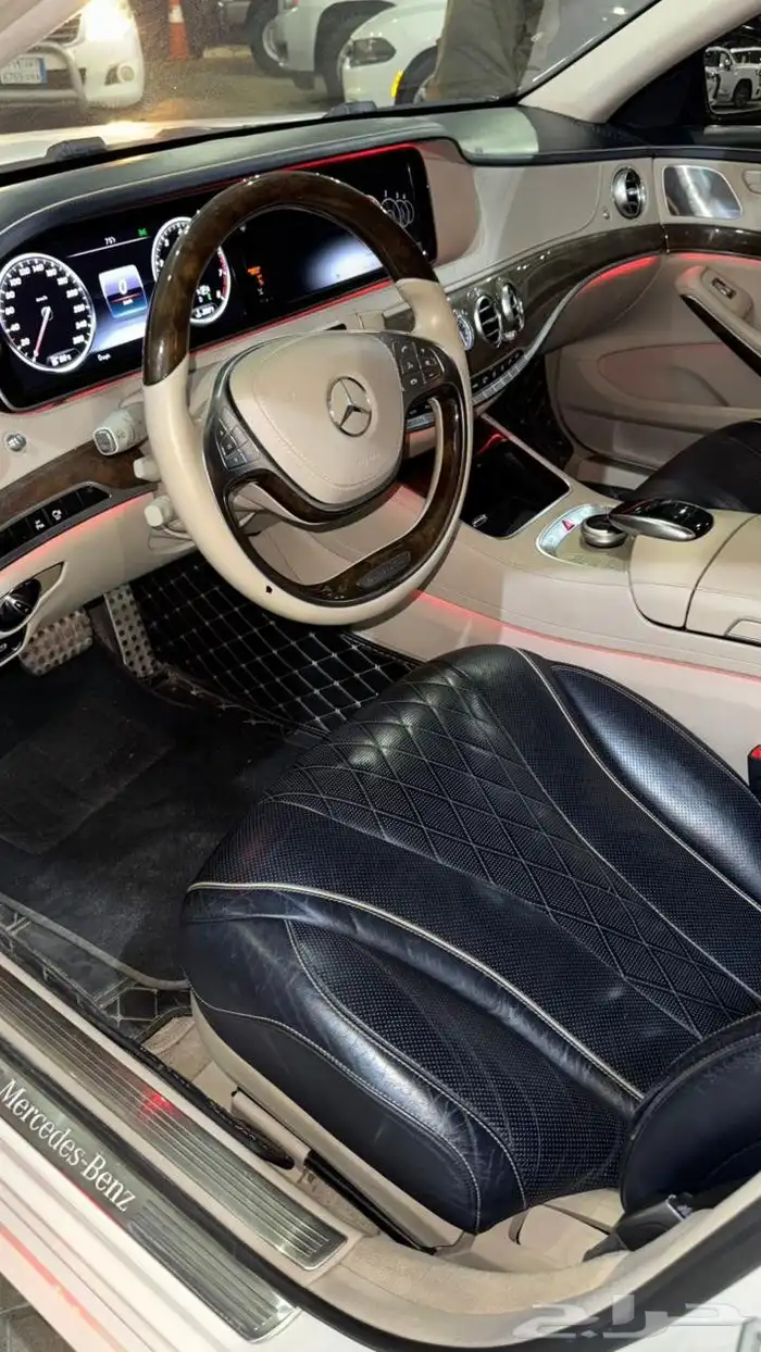 مرسيدس أمريكي S550 2015 عداد 150 شرط اول مالك 7