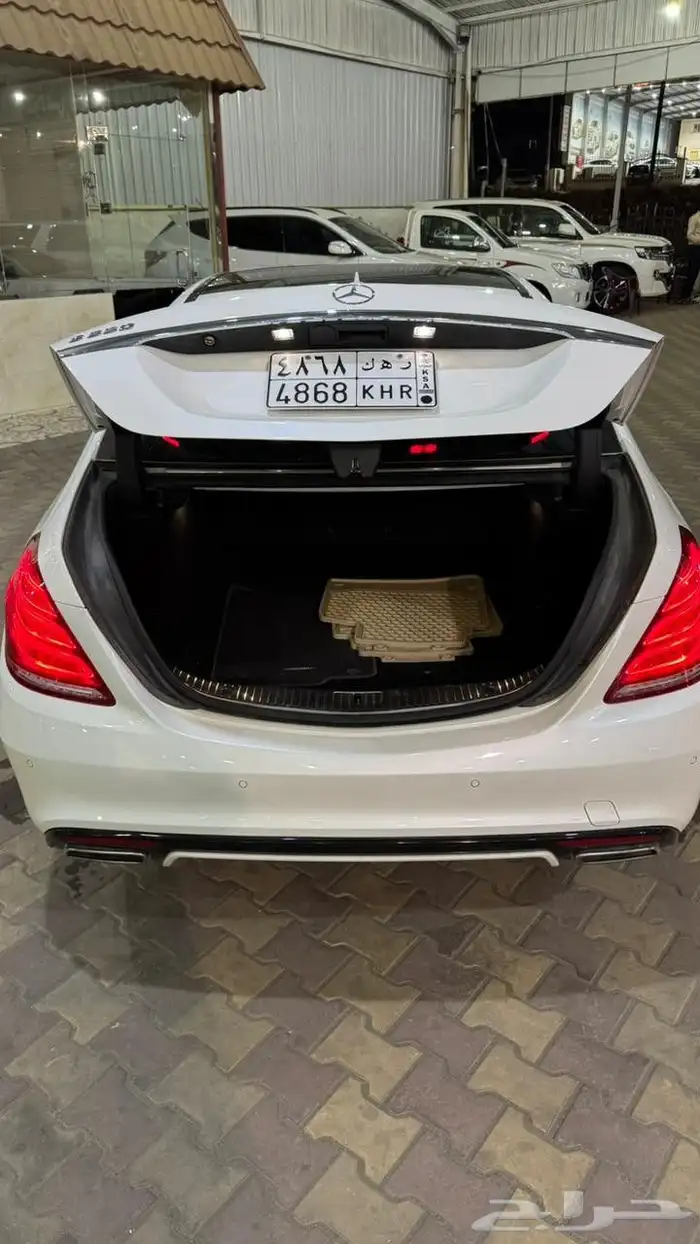 مرسيدس أمريكي S550 2015 عداد 150 شرط اول مالك 5