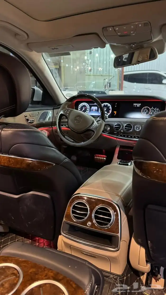 مرسيدس أمريكي S550 2015 عداد 150 شرط اول مالك 1
