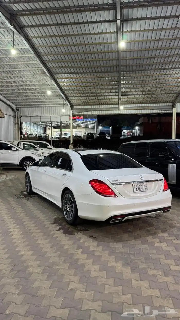 مرسيدس أمريكي S550 2015 عداد 150 شرط اول مالك 4