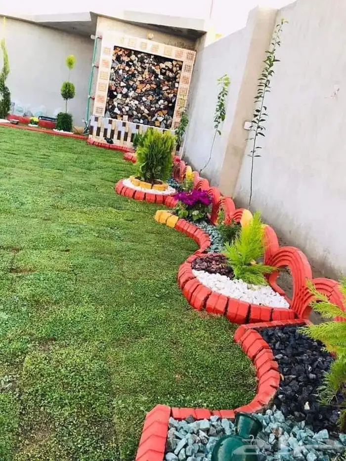 تنسيق الحدائق المنزلية وتركيب العشب الصناعي 9