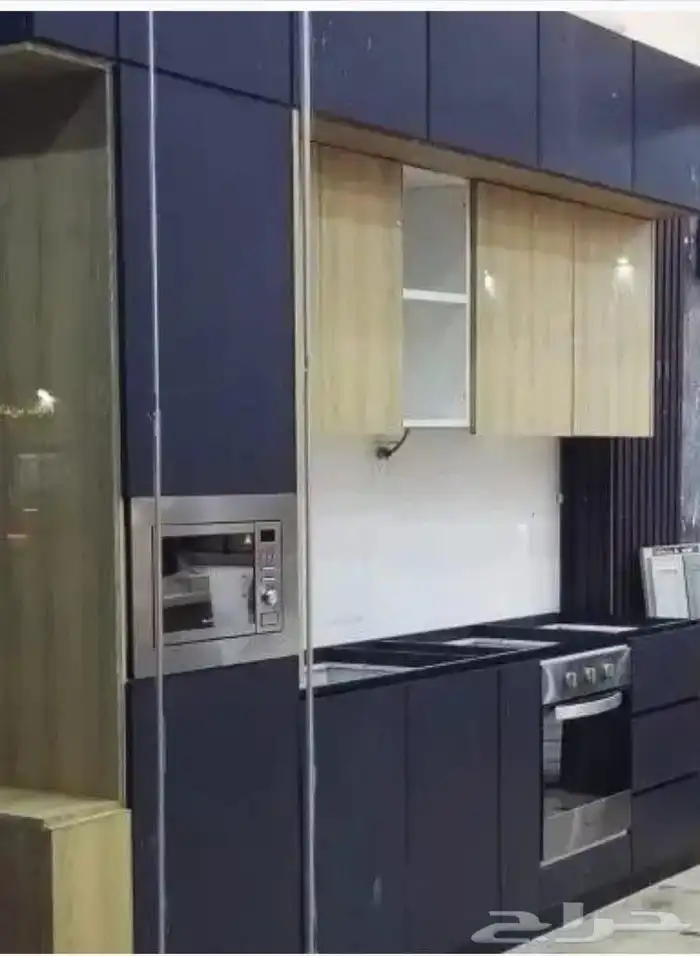 تفصيل مطابخ يوجد لدينا العمل تكمله وصيانه تصليح تغير لون باب 9