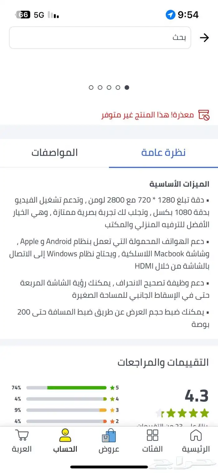 بروجكتر جديد للبيع 11