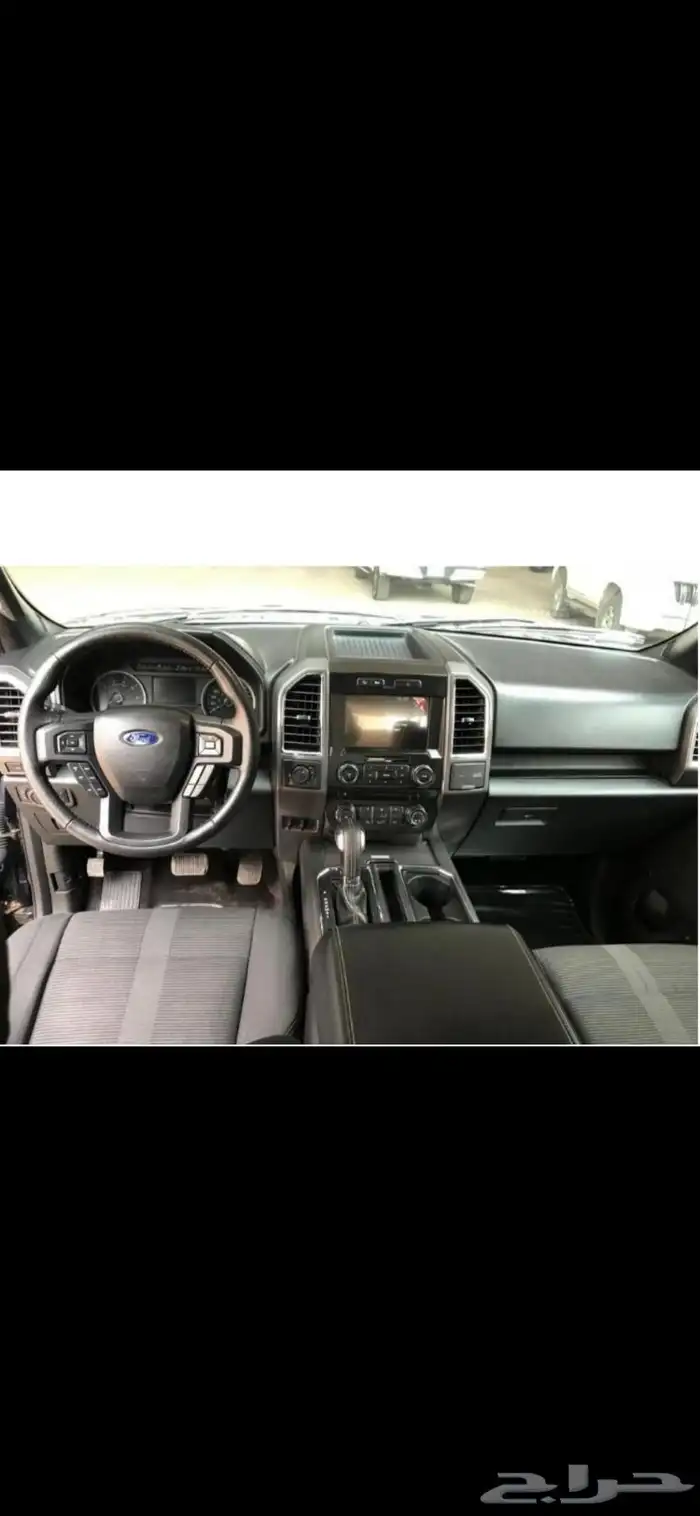 فورد f150 2016 لون اسود غمارتين دبل مجهز للبر والرحلات 1