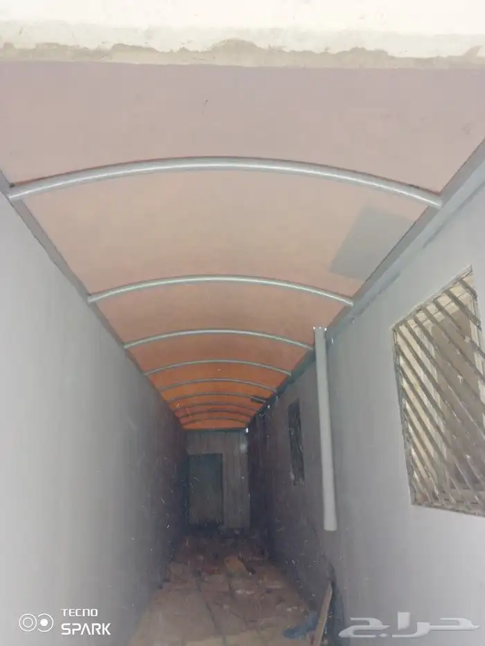 مظلات  وسواتر  وهناجر  وغرف ساندوتش بنل  وجميع انواع الحداده 6