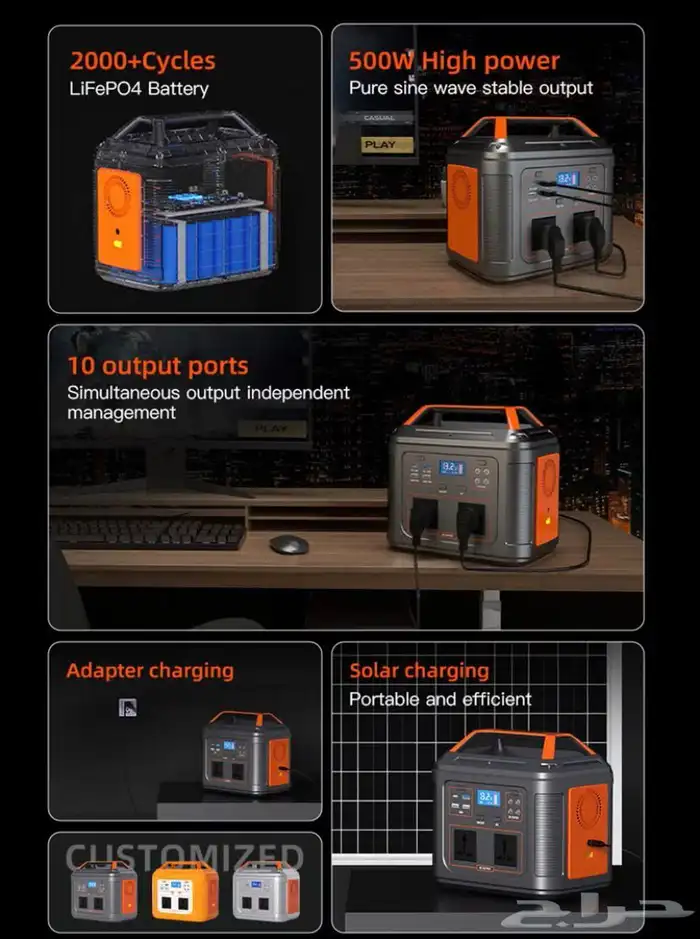 باور بنك بسعة 12000ملي امبير 5