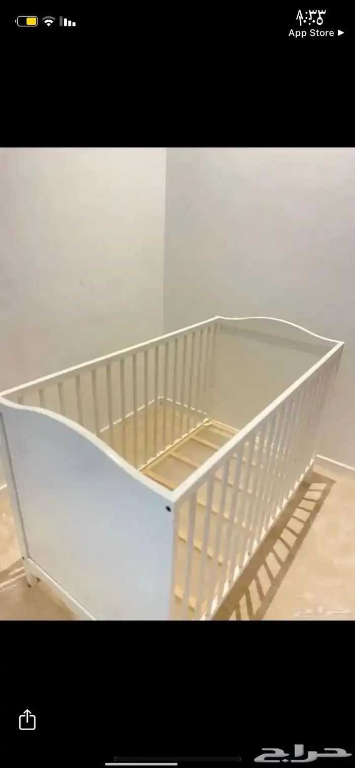 سرير جددديد مع ملحقاته كامله 1