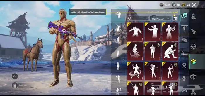 حساب ببجي للبيع فخم مستوى 70 3