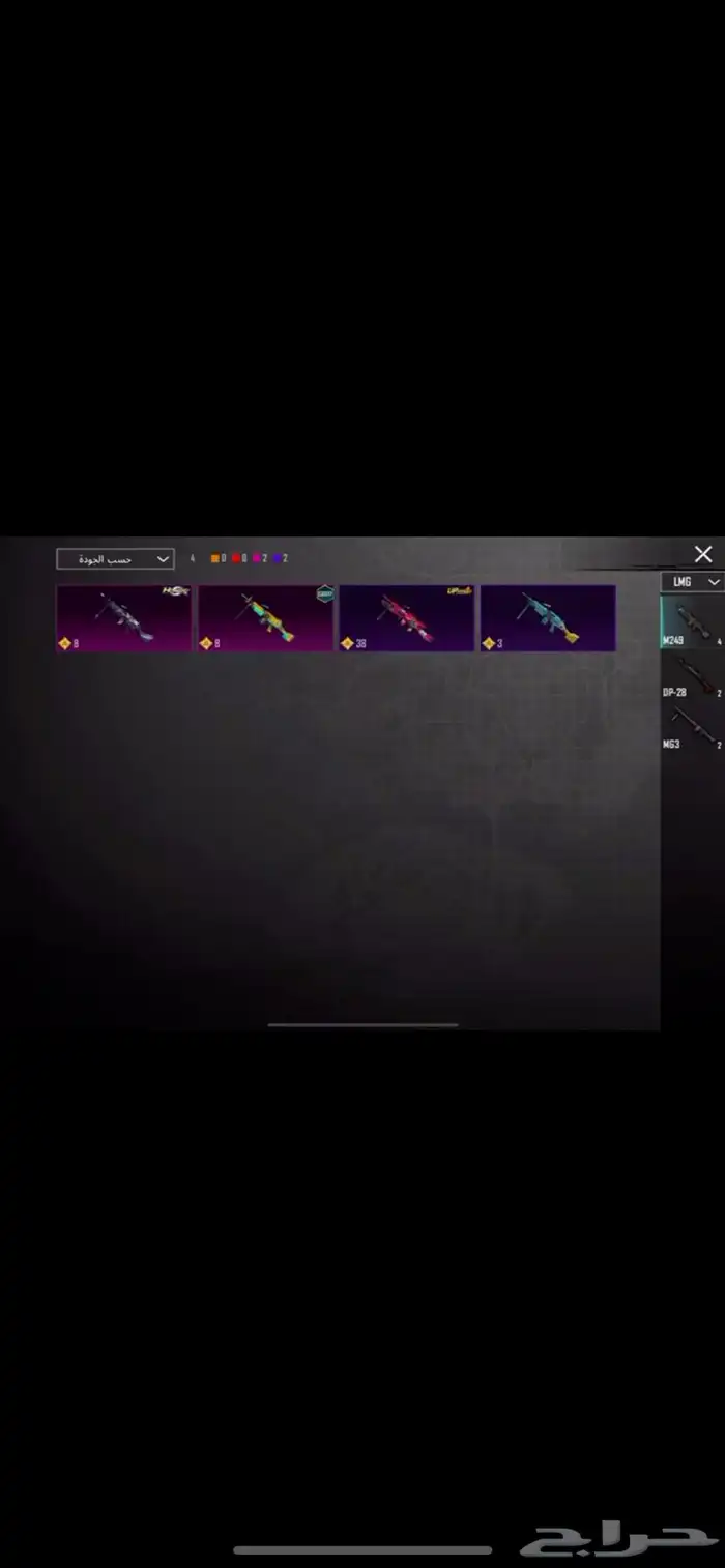 حساب ببجي 24