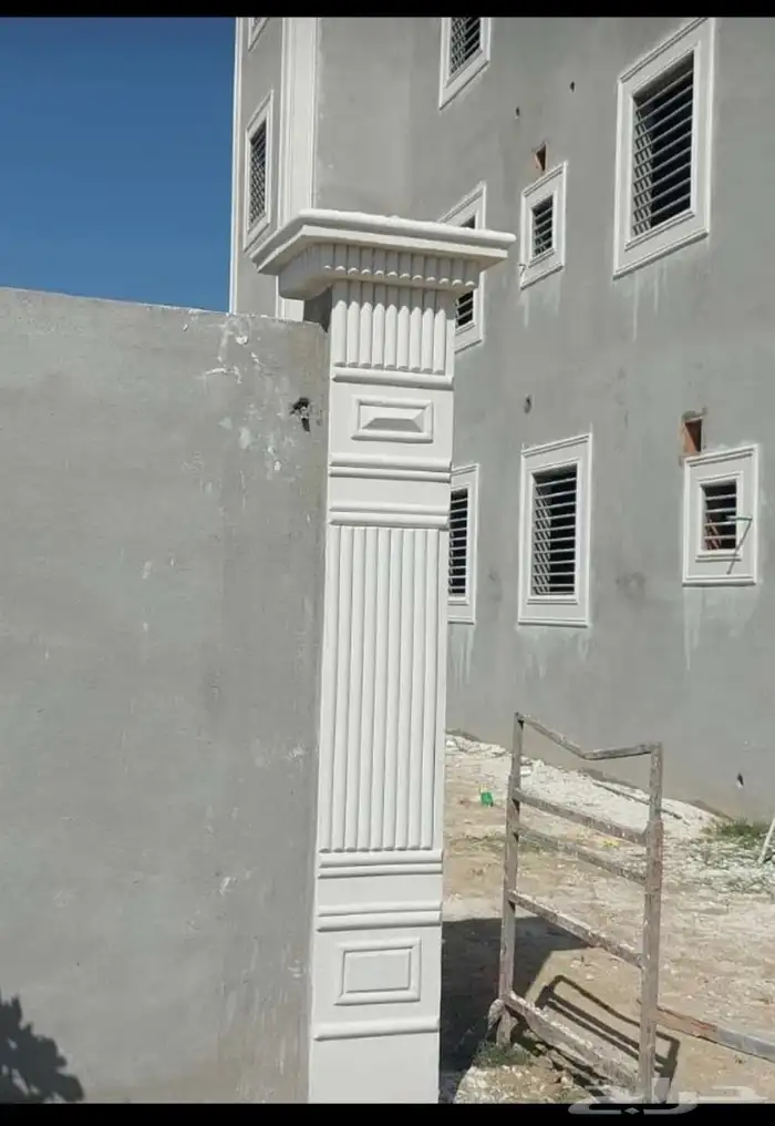 أبو مراد ديكورات خارجيه سمنت ابيض بديل الحجر الطبيعي 8