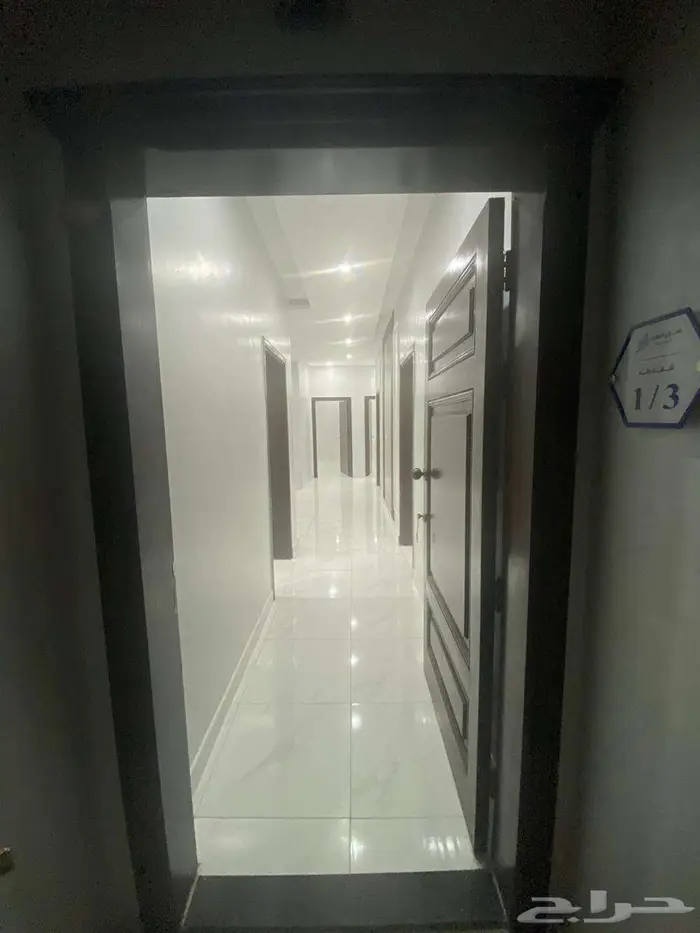 شقة جديدة للايجار بحي الواحة سندس 4 غرف 1