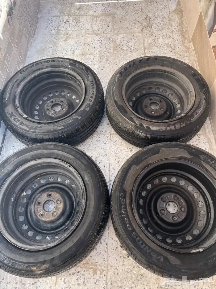 جنوط كامري 2022 حديد ستاندر وكالة مقاس 16 2