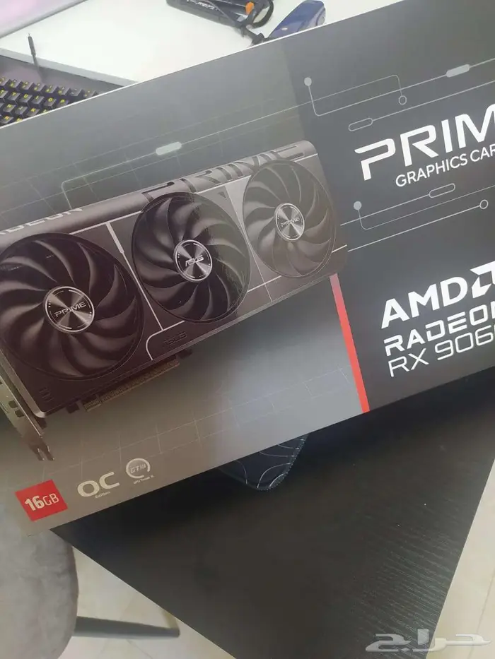كارت شاشه RX9060XT Asus prime 16 gb oc edition 0